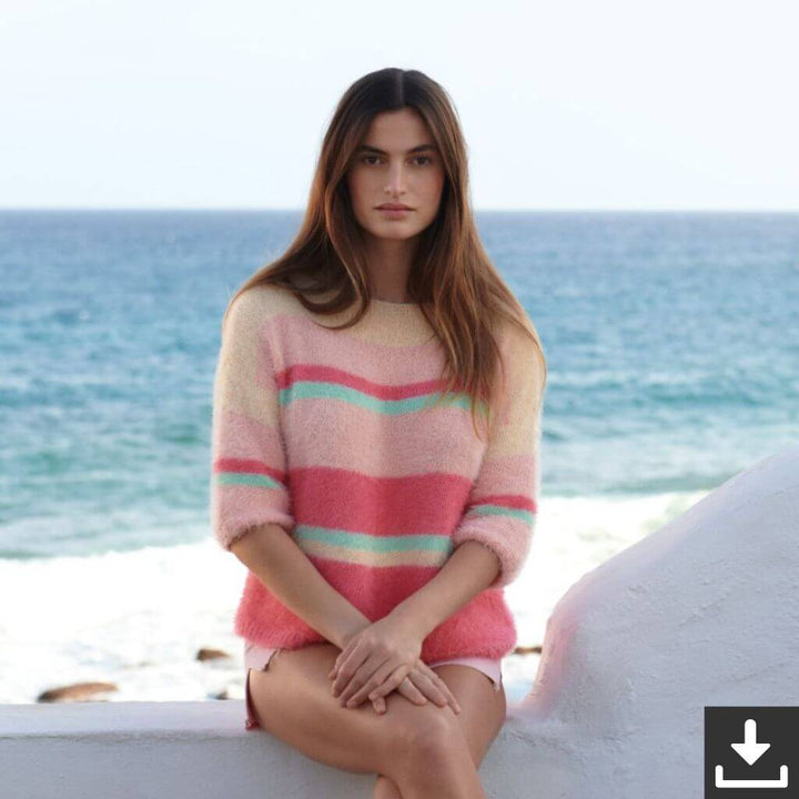 Lana Grossa Pattern Oversized Pullover Strickanleitung - Lana Grossa (PDF) bei bei bei bei Lieblingsgarn