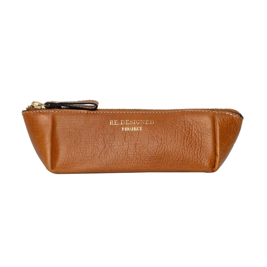 Re:Designed Lederetui Project 11, Farbe Burned Tan/Gold – Leder bei Lieblingsgarn