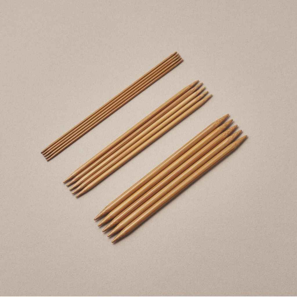 Seeknit Koshitsu Nadelspiel, Farbe 15 – Holz bei Lieblingsgarn