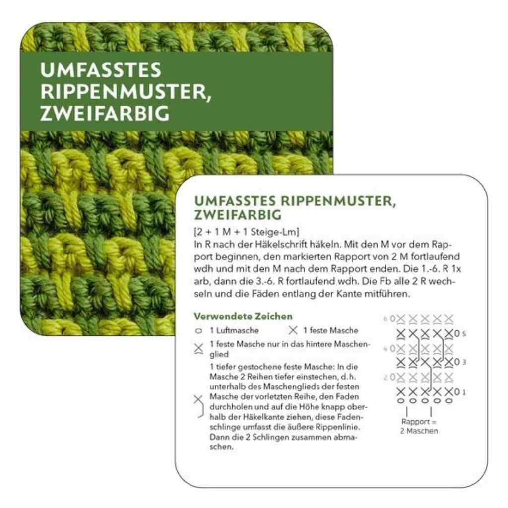 Topp DIY - 66x Häkelmuster Kartenset bei bei bei bei Lieblingsgarn