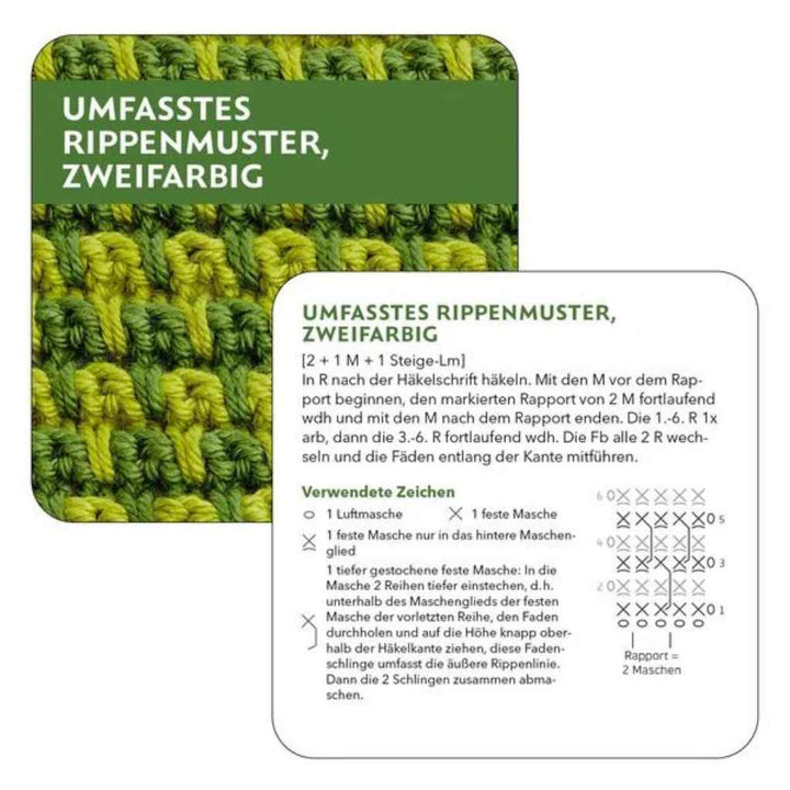 Topp DIY - 66x Häkelmuster Kartenset bei bei bei bei Lieblingsgarn