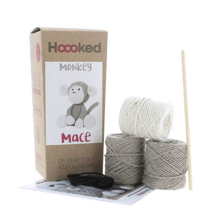 Hoooked Amigurumi Häkelset Monkey Mace bei bei bei bei Lieblingsgarn
