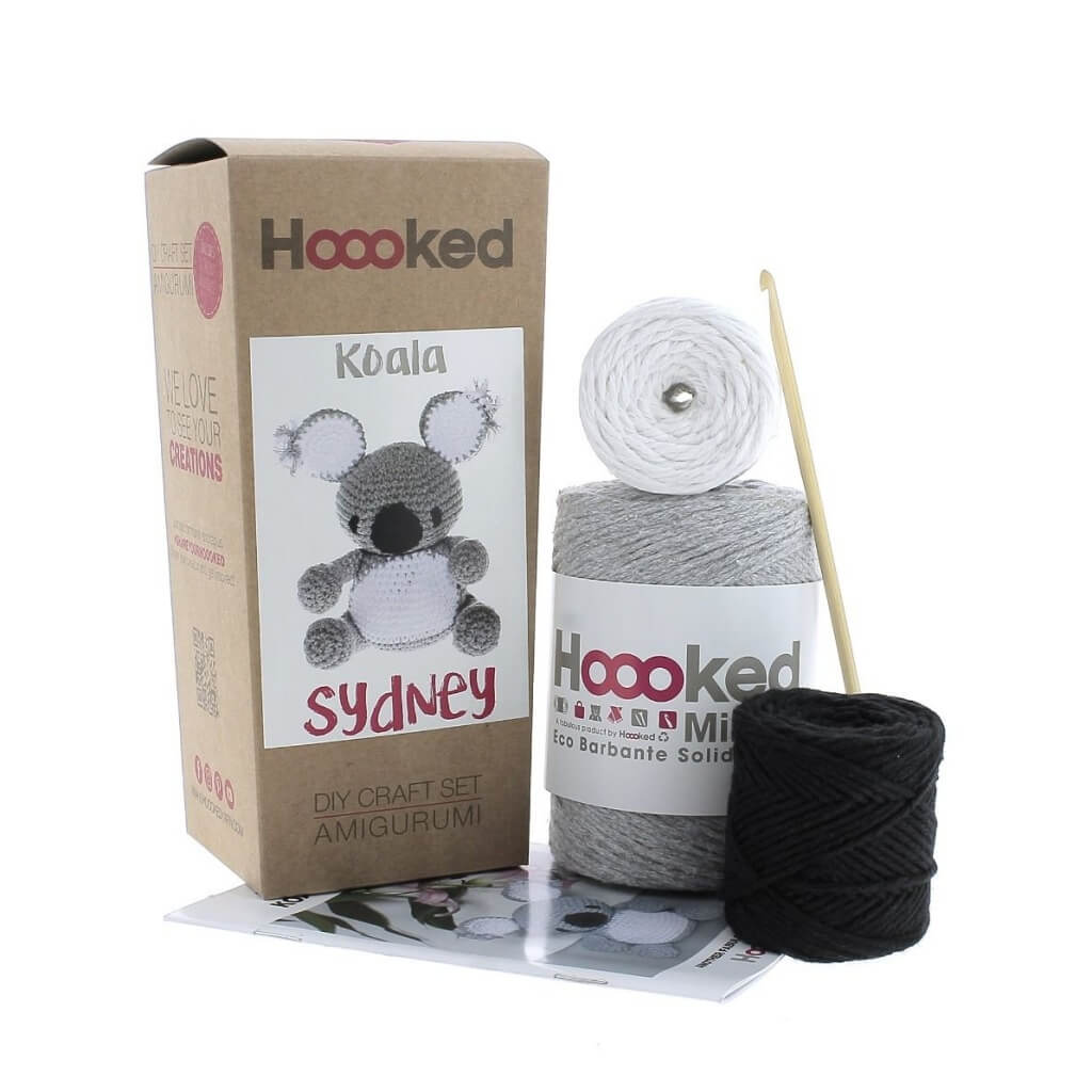 Hoooked Amigurumi Koala Sydney Häkelset - Hoooked bei bei bei bei Lieblingsgarn