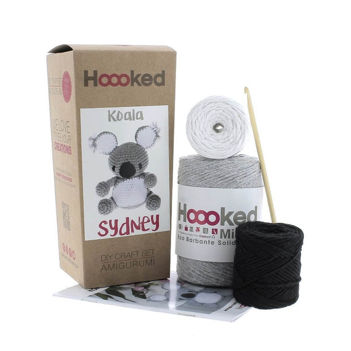 Hoooked Amigurumi Koala Sydney Häkelset - Hoooked bei bei bei bei Lieblingsgarn