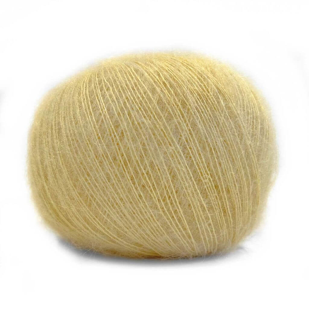 Pascuali Mohair Bliss, Farbe 833 Vanille – Mohair und Seide bei Lieblingsgarn
