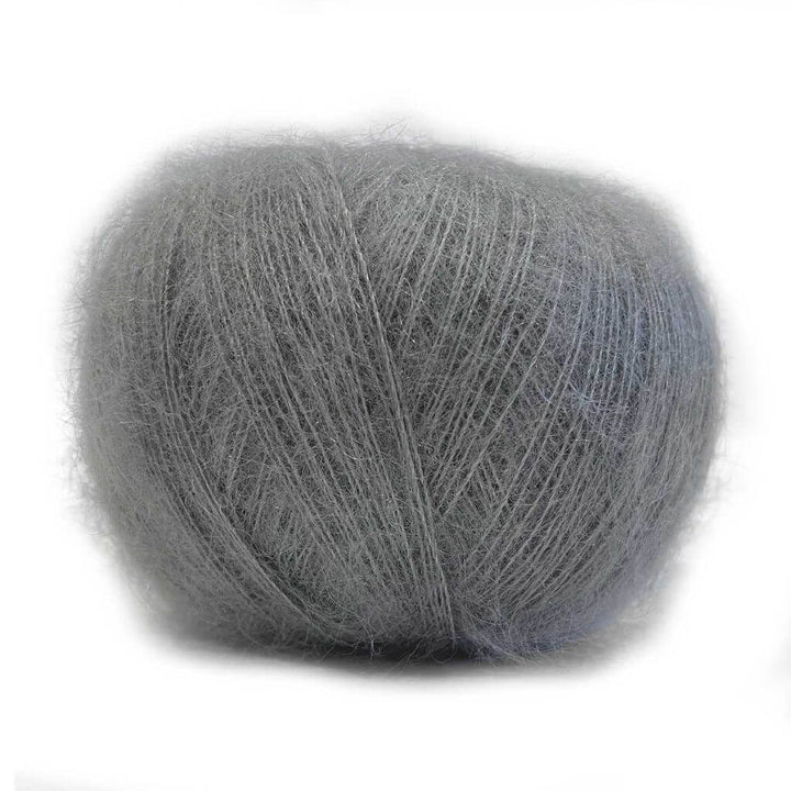 Pascuali Mohair Bliss, Farbe 835 Zinn – Mohair und Seide bei Lieblingsgarn