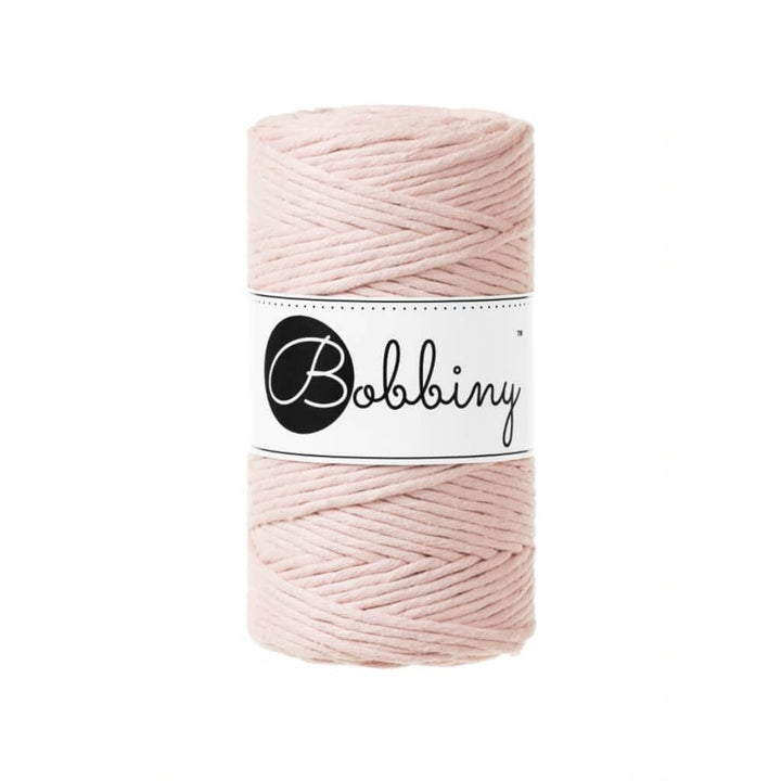 Bobbiny Makramee Garn 3mm, Farbe Pastel Pink – Baumwolle bei Lieblingsgarn