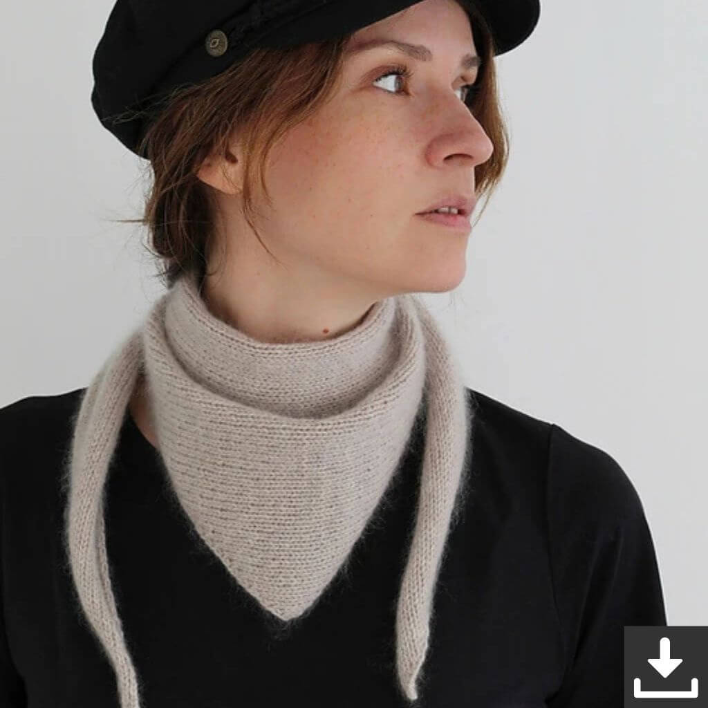 Paulastrickt Pattern EasyPeasy Bandana Strickanleitung - Paula strickt (PDF) bei bei bei bei bei bei bei bei Lieblingsgarn