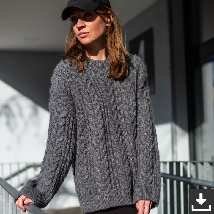Paula Strickt Hanna Sweater Strickanleitung - Paula strickt (PDF) bei bei bei bei Lieblingsgarn