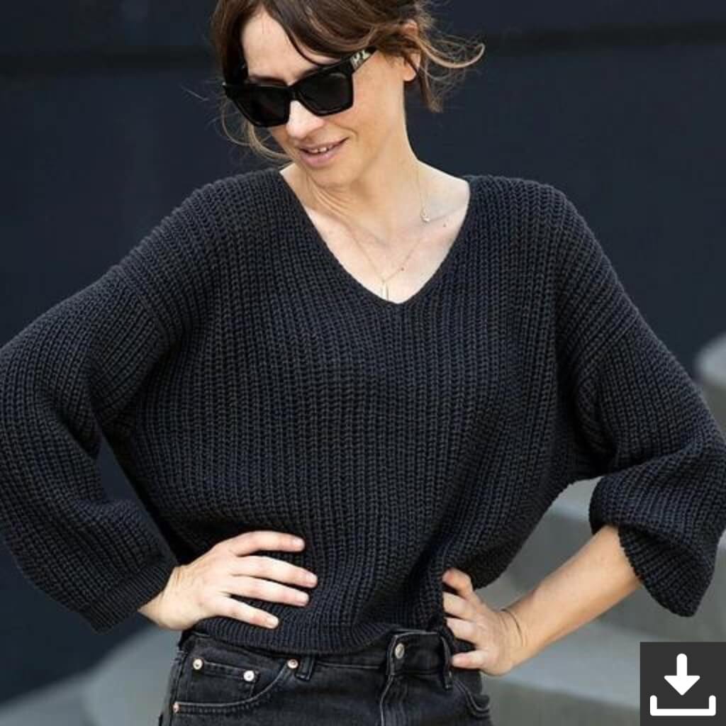 Paulastrickt Pattern Sweater NEVER ENDING STORY Strickanleitung - Paulastrickt (PDF) bei bei bei bei Lieblingsgarn