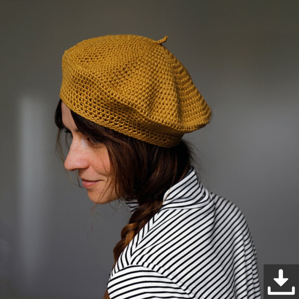 Paulastrickt Pattern Berét SOFIE Häkelanleitung - Paulastrickt (PDF) bei bei bei bei bei bei bei Lieblingsgarn