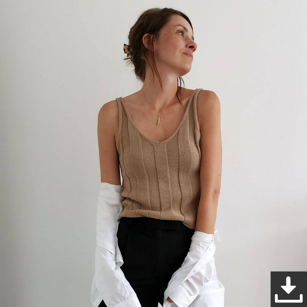 Paulastrickt Pattern Cécile Top Strickanleitung - Paulastrickt (PDF) bei bei bei bei bei bei bei bei Lieblingsgarn