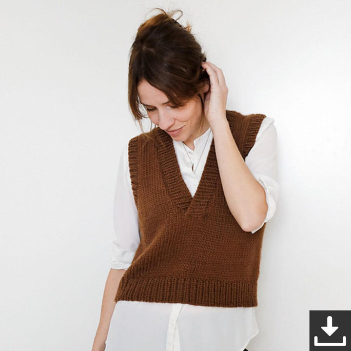 Paulastrickt Pattern Pullunder Mara Vest Strickanleitung - Paulstrickt (PDF) bei bei bei bei bei bei bei bei Lieblingsgarn