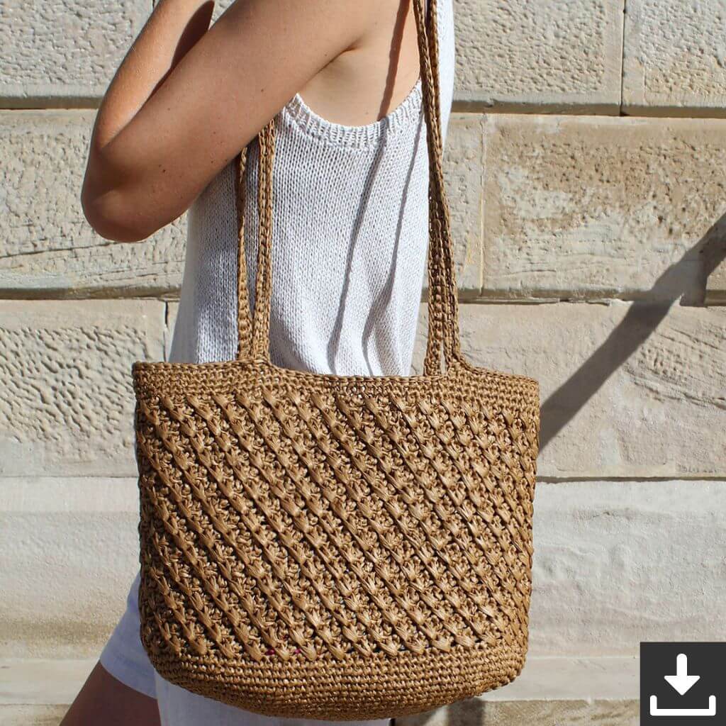 Paulastrickt Pattern Riviera Tasche Häkelanleitung - Paulastrickt (PDF) bei bei bei bei Lieblingsgarn