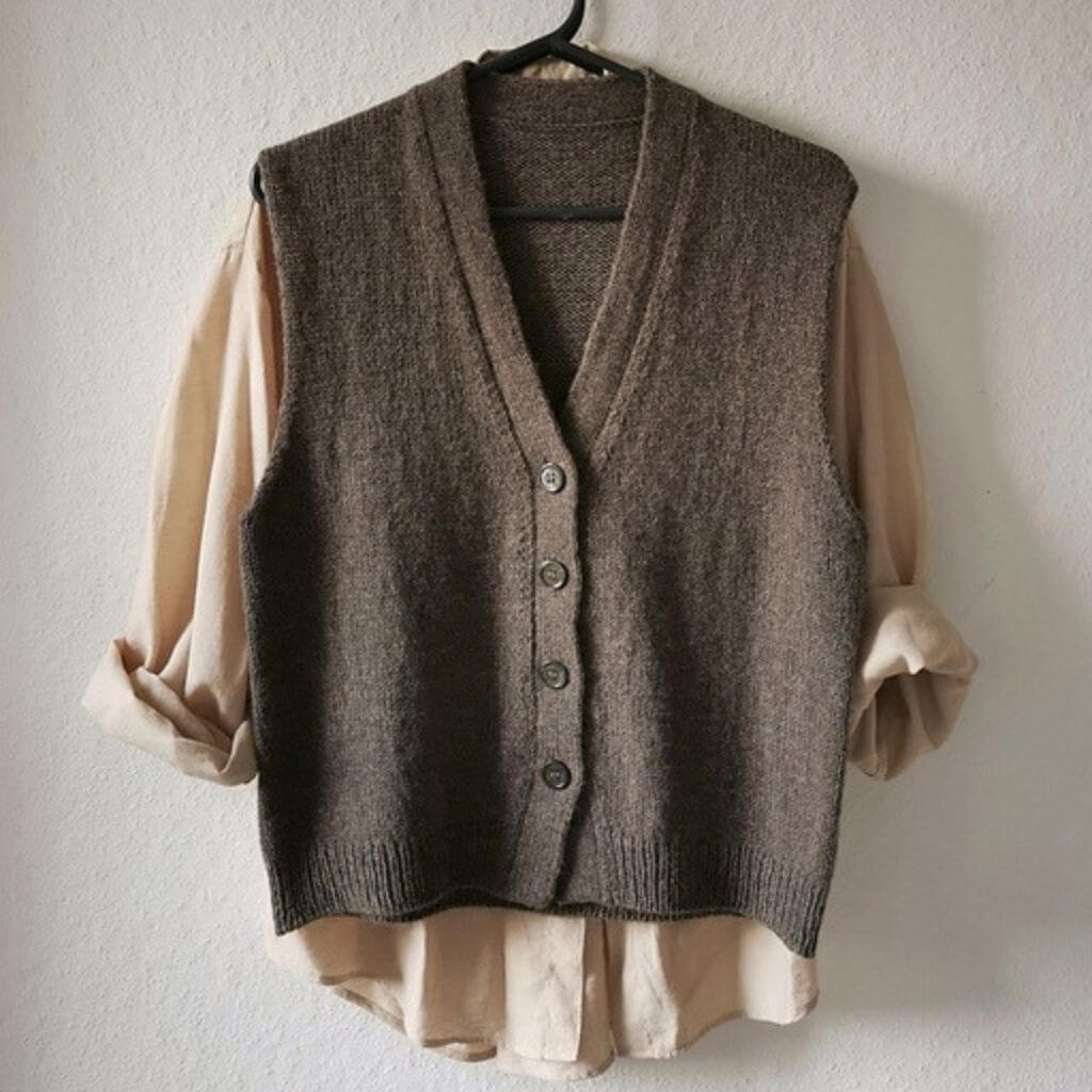 Paulastrickt Pattern Weste Toni Vest Strickanleitung - Paulstrickt (PDF) bei bei bei bei bei bei bei bei Lieblingsgarn