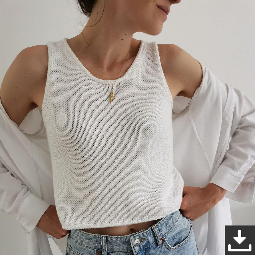 Paulastrickt Pattern Vegas Top Strickanleitung - Paulastrickt (PDF) bei bei bei bei bei bei bei bei Lieblingsgarn