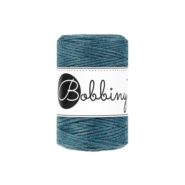 Bobbiny Makramee Garn 1,5 mm, Farbe Peacock Blue – Baumwolle bei Lieblingsgarn