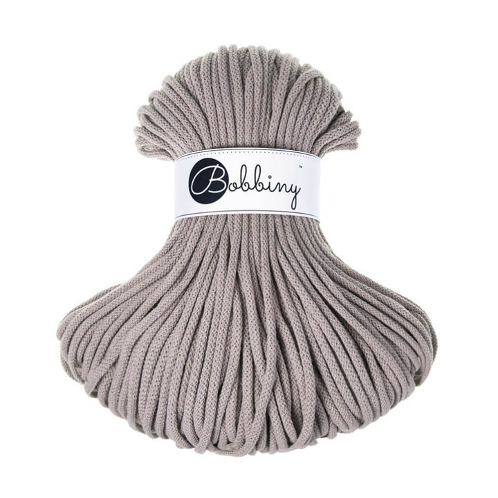 Bobbiny Premium Kordel 5mm x 100 Meter, Farbe Pearl – Baumwolle bei Lieblingsgarn