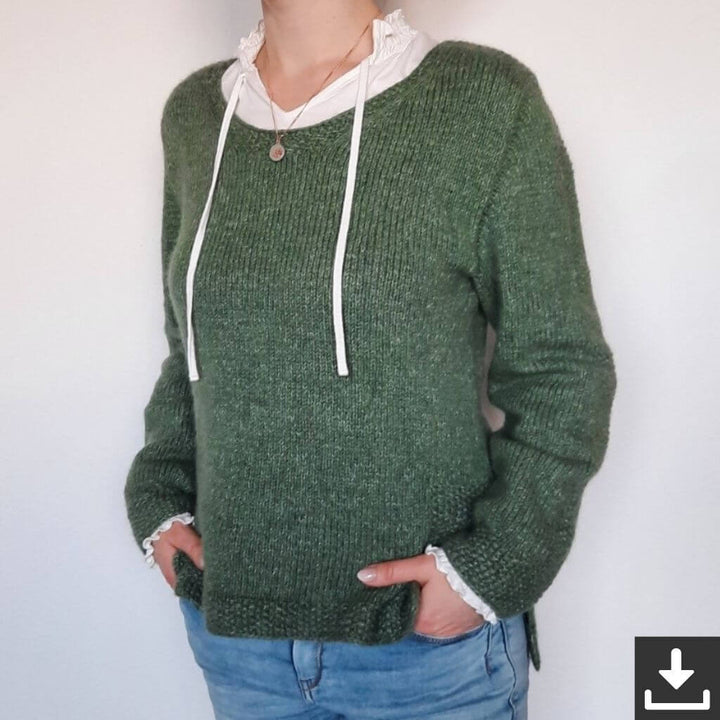 Nadelmelodie Pullover Pearl Sweater Strickanleitung - Nadelmelodie (PDF) bei bei bei bei Lieblingsgarn