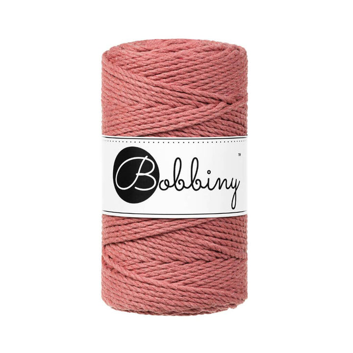 Bobbiny Makramee Garn 3mm gedreht, Farbe Peony – Baumwolle bei Lieblingsgarn