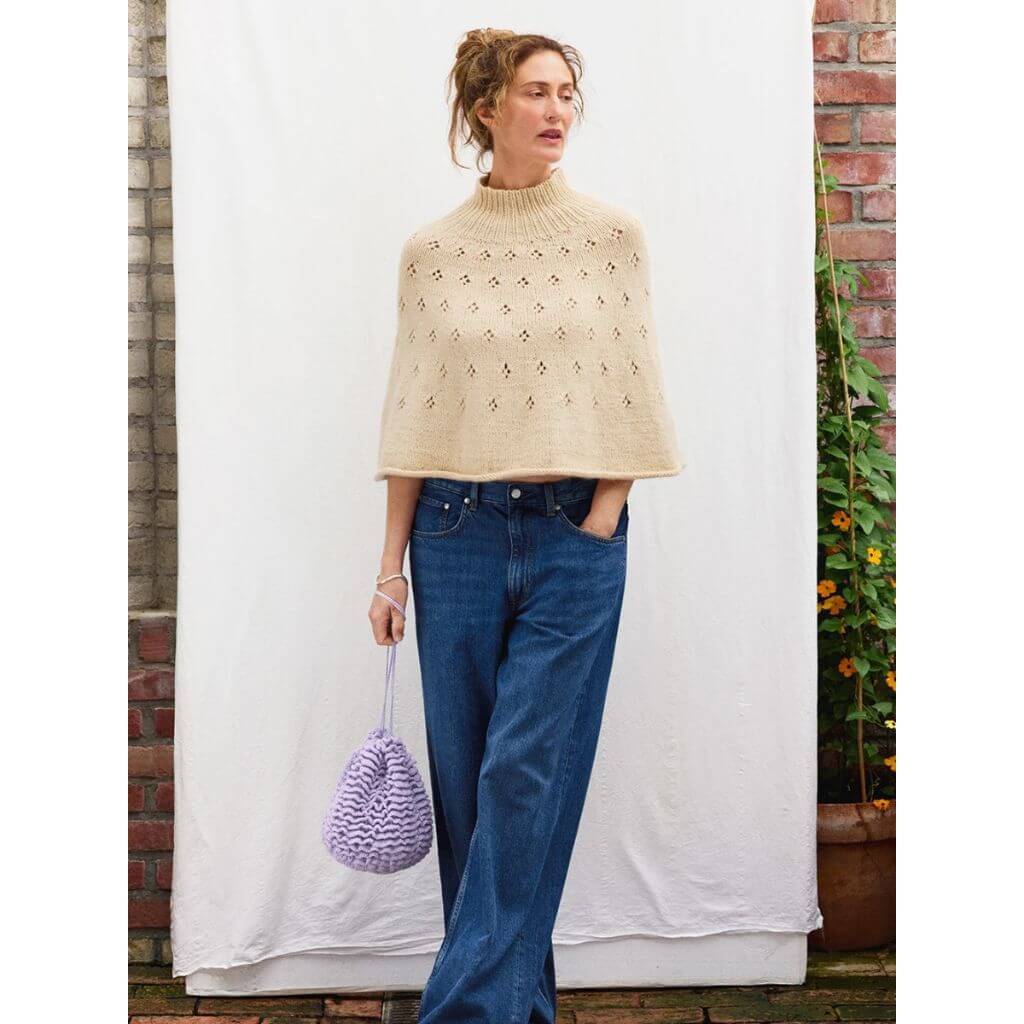 Sandnes Garn Petal Bucket Tasche Häkelanleitung – Produktansicht bei bei Lieblingsgarn