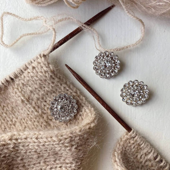 PetiteKnit Bling Knöpfe 3 Stk. bei bei bei bei bei Lieblingsgarn