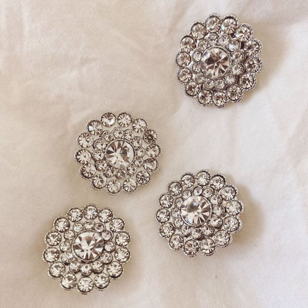 PetiteKnit Bling Knöpfe 4 Stück bei bei bei bei Lieblingsgarn