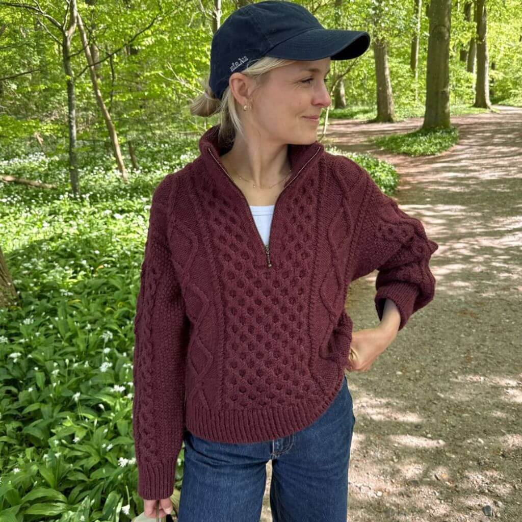 PetiteKnit Pullover Dagmar Zipper Sweater Strickanleitung - PetiteKnit (Heft) bei bei bei bei Lieblingsgarn
