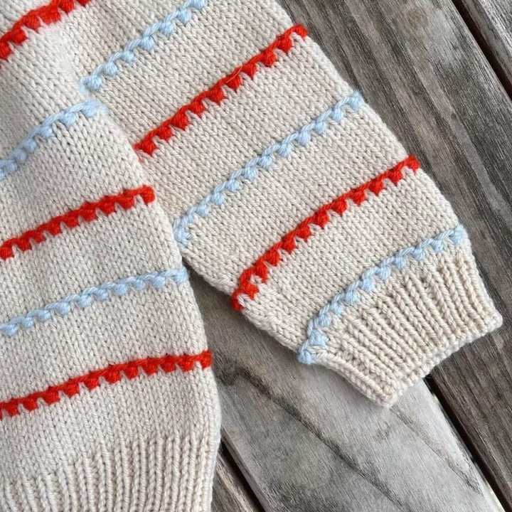PetiteKnit Pattern Kinder Pullover Festival Sweater Strickanleitung - PetiteKnit (Heft) bei bei bei bei Lieblingsgarn