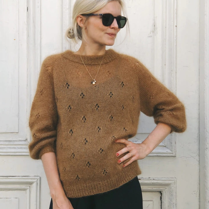 PetiteKnit Pattern Damen Pullover Fortune Sweater Strickanleitung - PetiteKnit (Heft) bei bei bei bei Lieblingsgarn