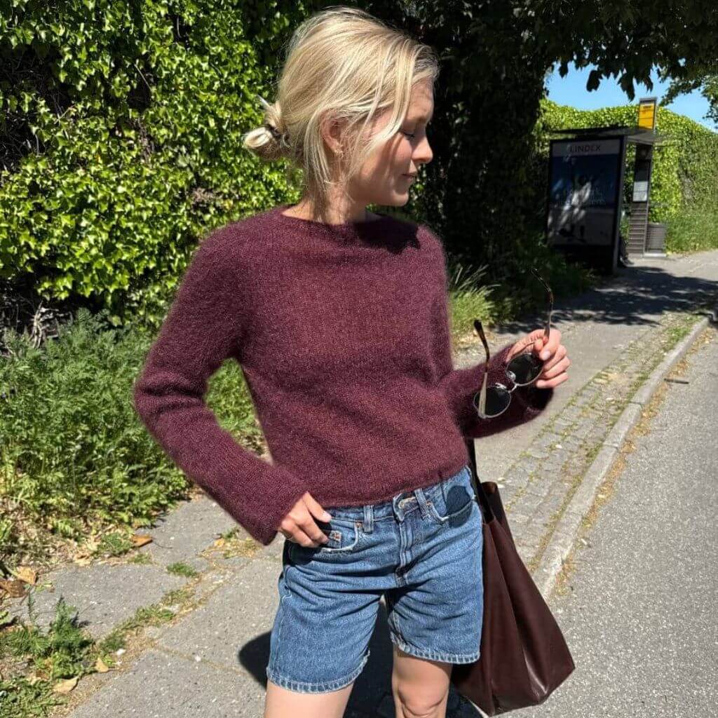 PetiteKnit Bluse Ivy Blouse Strickanleitung - PetiteKnit (Heft) bei bei bei bei bei Lieblingsgarn