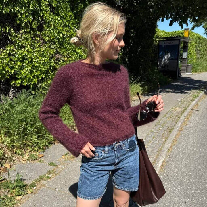 PetiteKnit Bluse Ivy Blouse Strickanleitung - PetiteKnit (Heft) bei bei bei bei bei Lieblingsgarn