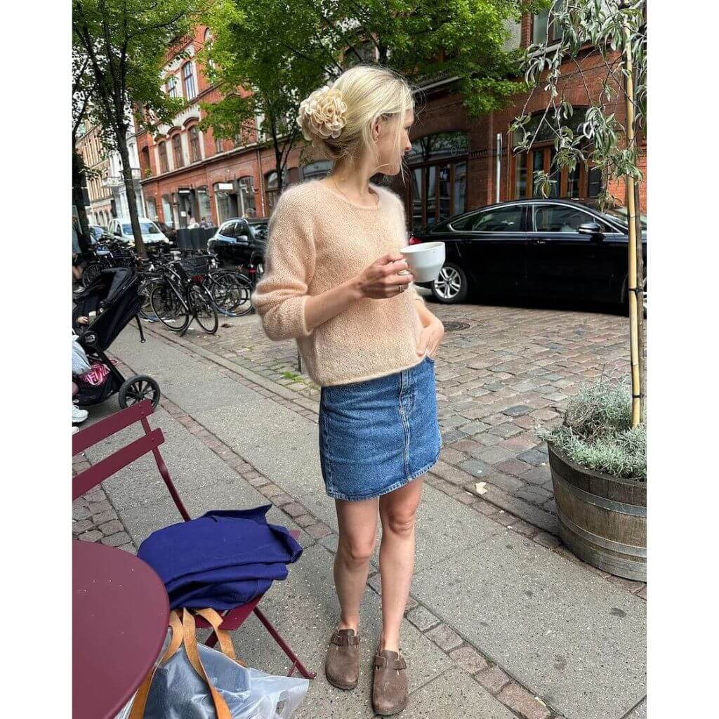 PetiteKnit Damen Kumulus Bluse O-Neck Strickanleitung - PetiteKnit (Heft) bei bei bei bei bei bei bei bei Lieblingsgarn