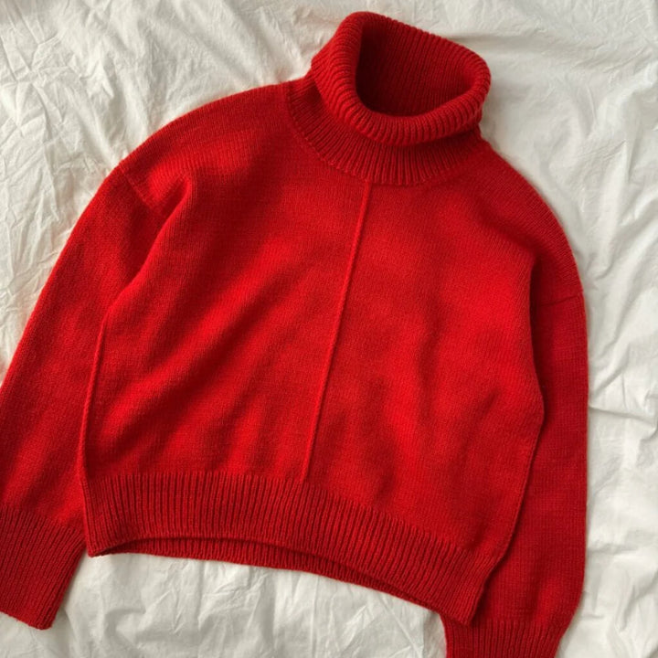 PetiteKnit Pullover Scarlet Sweater Strickanleitung - PetiteKnit (Heft) bei bei bei bei Lieblingsgarn