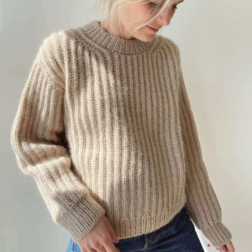 PetiteKnit Pattern Pullover September Sweater Strickanleitung - PetiteKnit (Heft) bei bei bei bei Lieblingsgarn