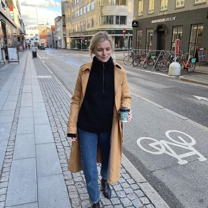 PetiteKnit Pattern Rollkragenpullover Zipper Sweater Strickanleitung - PetiteKnit (Heft) bei bei bei bei Lieblingsgarn
