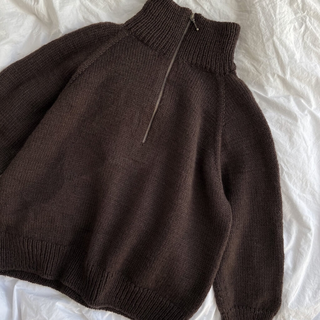 PetiteKnit Pattern Rollkragenpullover Zipper Sweater Light Strickanleitung - PetiteKnit (Heft) bei bei bei bei Lieblingsgarn