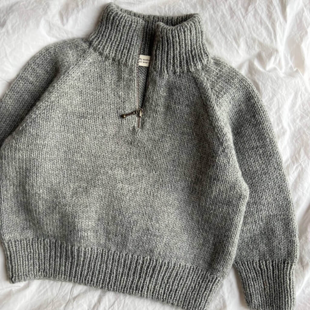 PetiteKnit Pattern Kinder Pullover Zipper Sweater Light Strickanleitung - PetiteKnit (Heft) bei bei bei bei Lieblingsgarn