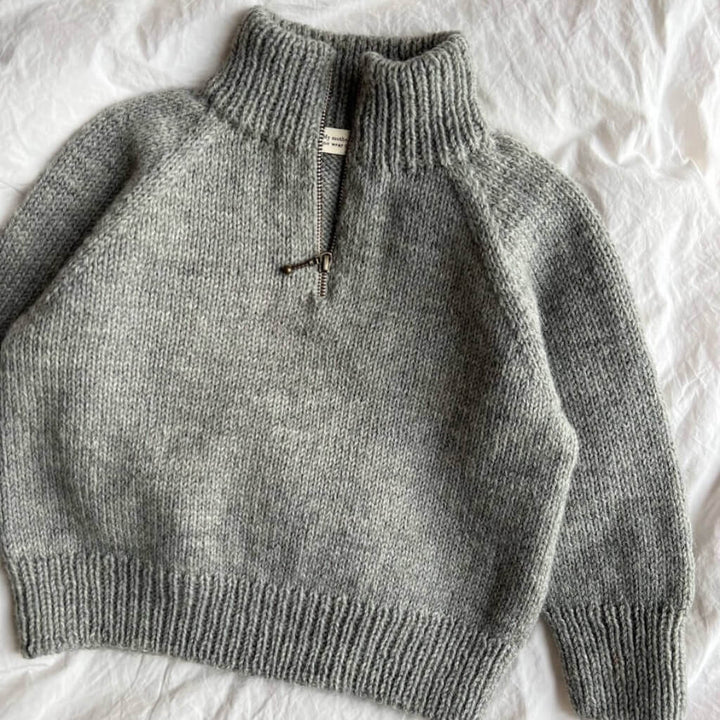 PetiteKnit Pattern Kinder Pullover Zipper Sweater Light Strickanleitung - PetiteKnit (Heft) bei bei bei bei Lieblingsgarn