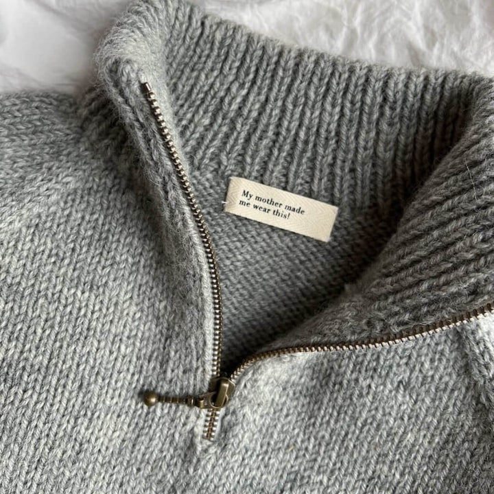 PetiteKnit Pattern Kinder Pullover Zipper Sweater Light Strickanleitung - PetiteKnit (Heft) bei bei bei bei Lieblingsgarn