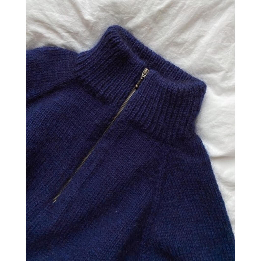 PetiteKnit Pattern Männer Pullover Zipper Sweater Strickanleitung - PetiteKnit (Heft) bei bei bei bei Lieblingsgarn