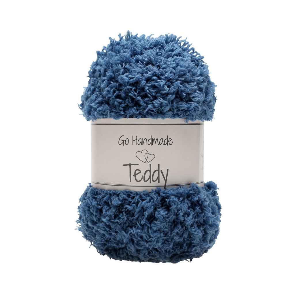 Go Handmade Yarn Teddy, Farbe Petrol – Synthetik bei Lieblingsgarn