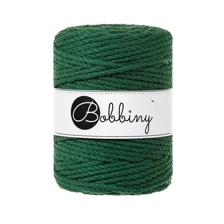 Bobbiny Makramee Pine Green Bobbiny Makramee Garn 5 mm x 100 m gedreht Lieblingsgarn