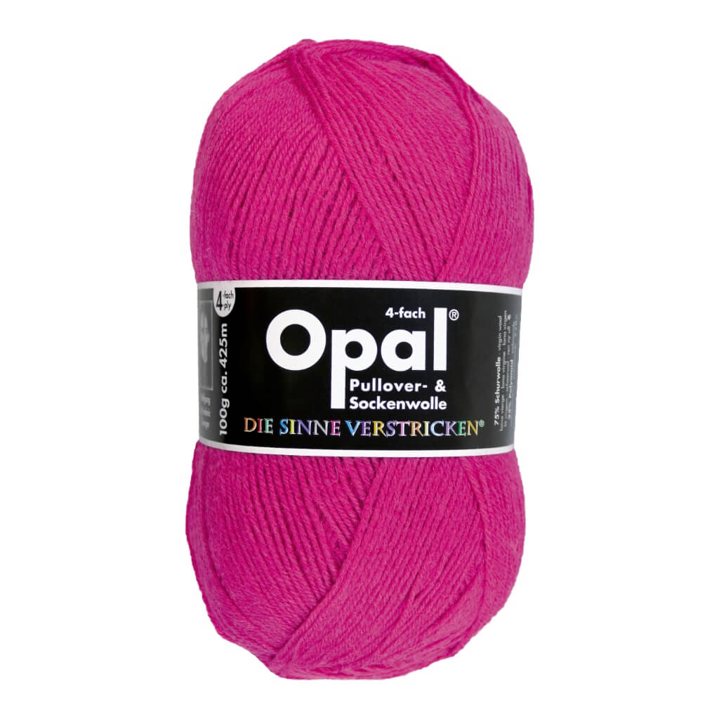 Opal 5194 - Pink Opal Sockenwolle Uni 4-fach 100g Lieblingsgarn