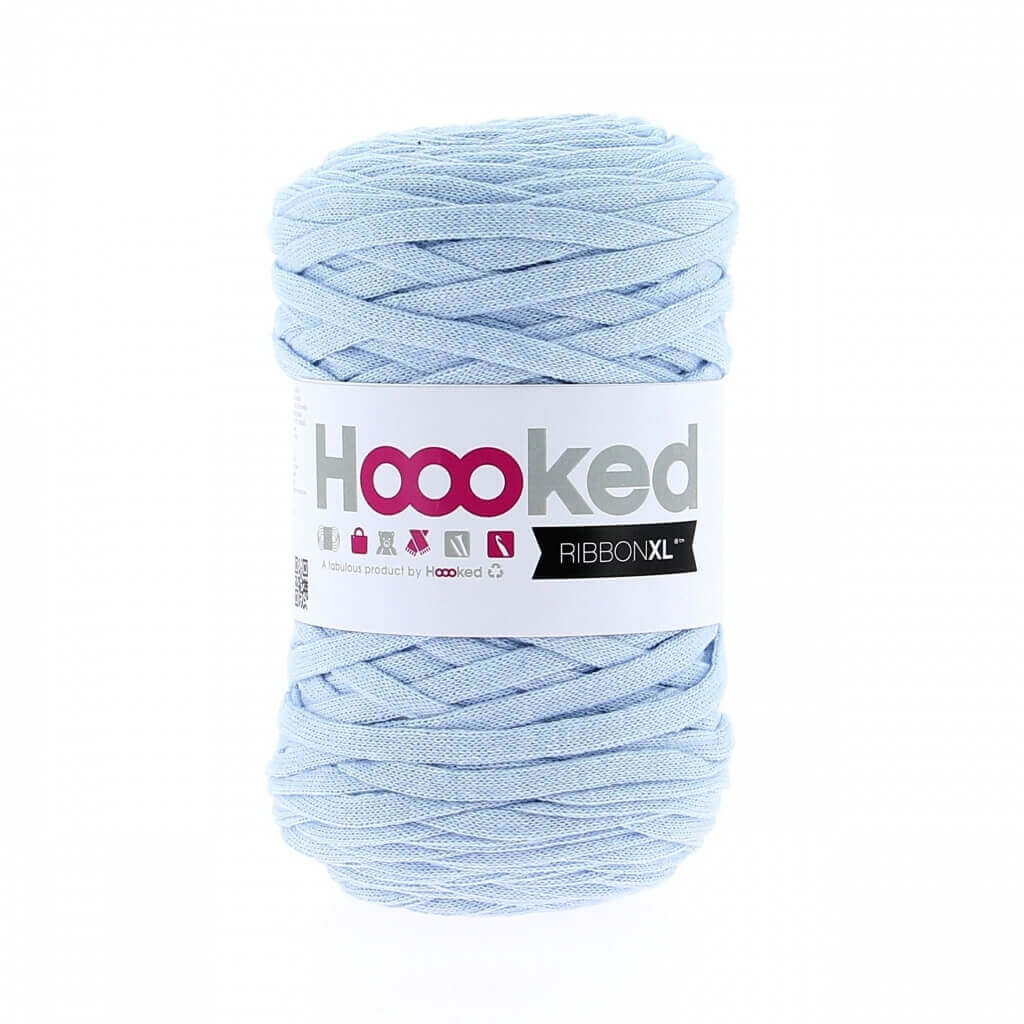 Hoooked RibbonXL, Farbe Powder Blue – Baumwolle bei Lieblingsgarn