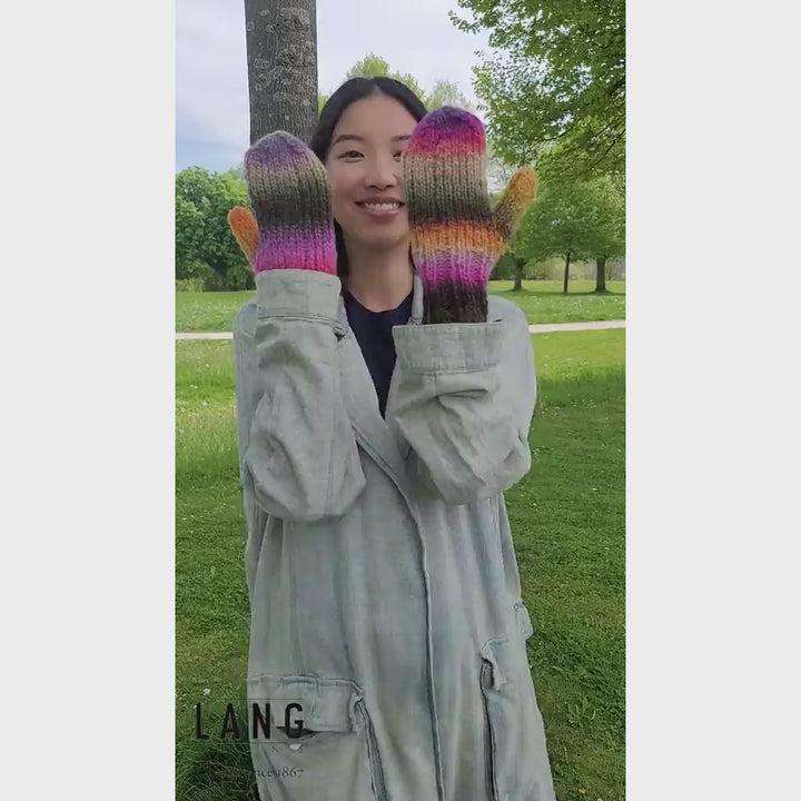 Fäustlinge mit Farbverlauf Strickanleitung - Lang Yarns (PDF)