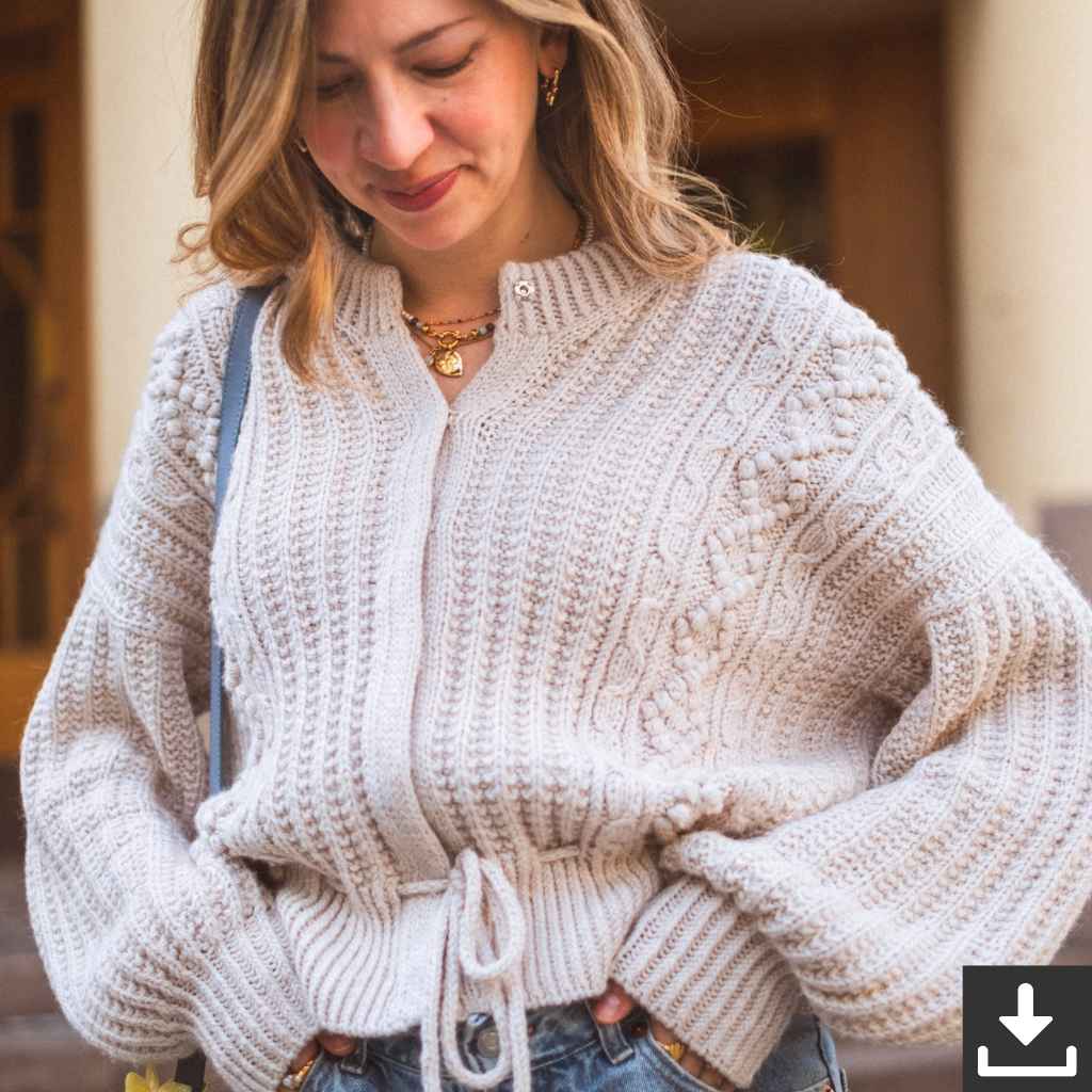 Kutovakika - Veronika Lindberg Pride &amp; Pearls Cardigan Strickanleitung - Kutovakika (PDF, englisch) bei bei Lieblingsgarn