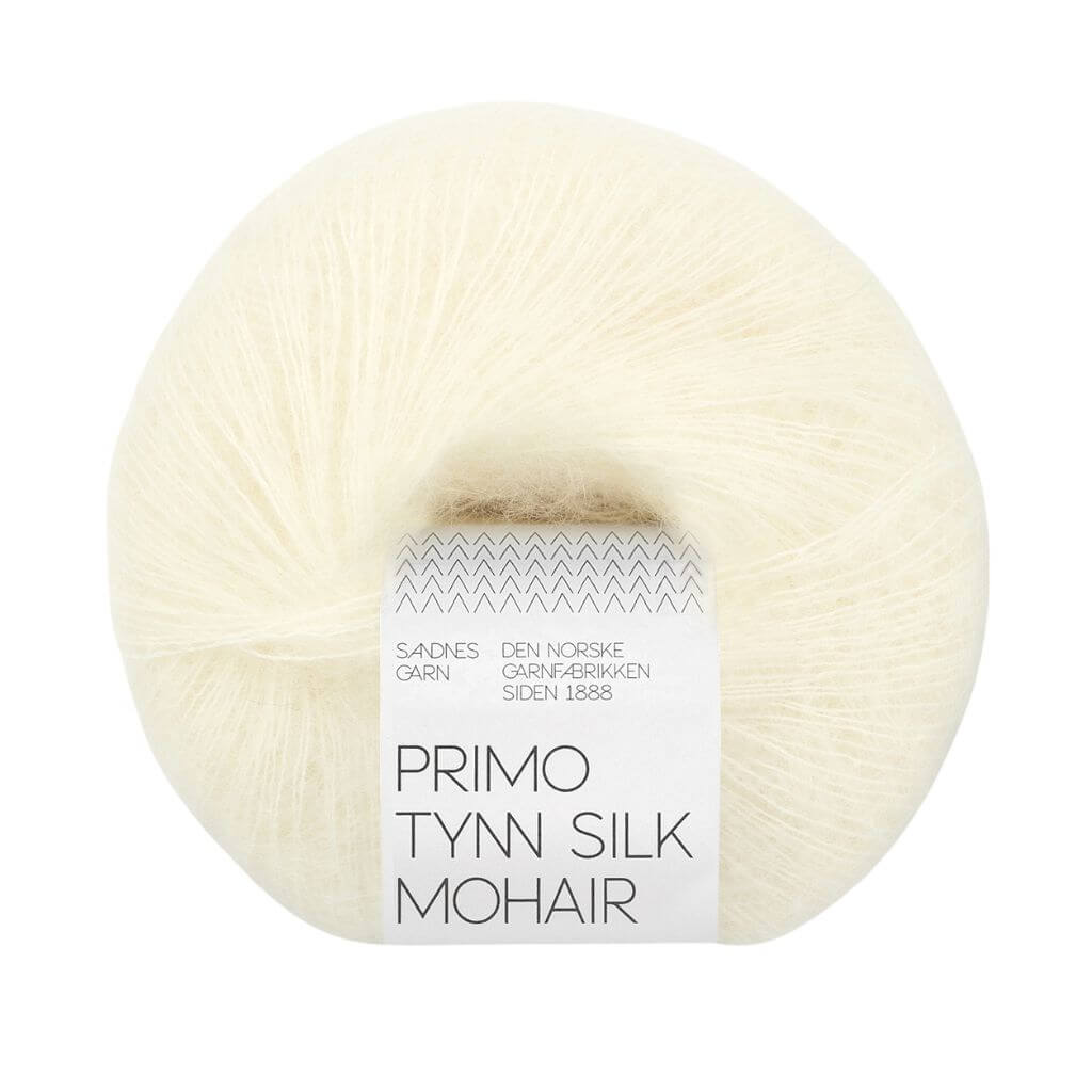 Sandnes Garn Primo Tynn Silk Mohair, Farbe 1012 natural – Mohair und Seide bei Lieblingsgarn
