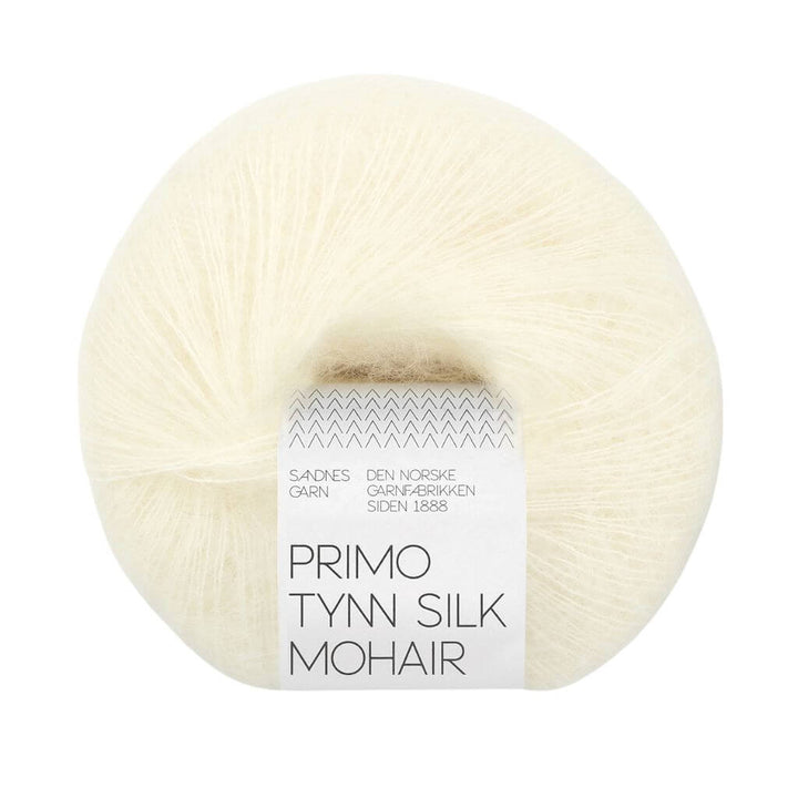 Sandnes Garn Primo Tynn Silk Mohair, Farbe 1012 natural – Mohair und Seide bei Lieblingsgarn