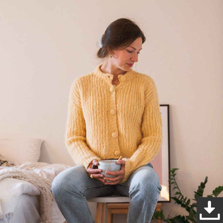 Lieblingsgarn Honey Cardigan Strickanleitung - Kutovakika (PDF, englisch) bei bei bei bei Lieblingsgarn